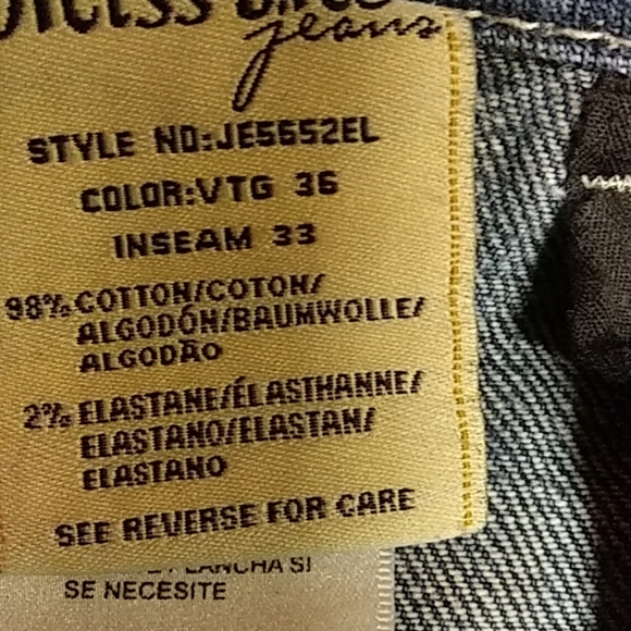 Miss me embellished distressed women's jeans sz 25 - Picture 8 of 8